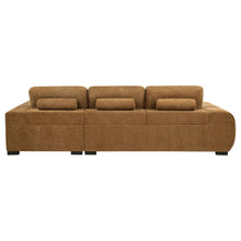 Octavia Tufted 2 Piece Sectional Chaise Sofa – Amber
