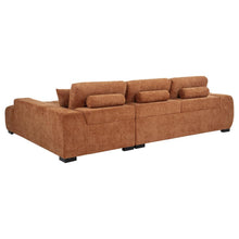 Octavia Tufted 2 Piece Sectional Chaise Sofa – Orange