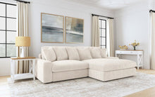 Blaine 2 Piece Corduroy Reversible Chaise Sectional Sofa – Sand