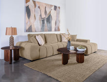 Octavia Tufted 2 Piece Sectional Chaise Sofa – Camel