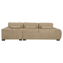 Octavia Tufted 2 Piece Sectional Chaise Sofa – Camel