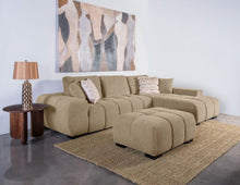 Octavia Tufted 2 Piece Sectional Chaise Sofa – Camel