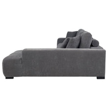 Octavia Tufted 2 Piece Sectional Chaise Sofa – Charcoal Grey
