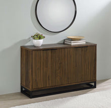 Ryatt - 4 Door Engineered Wood Accent Cabinet - Dark Pine