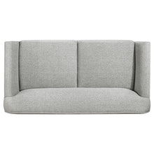 Vaughn 3 Piece Fabric Upholstered Flared Arm Sofa Set – Grey