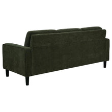 Ruth 3 Piece Fabric Upholstered Track Arm Sofa Matcha Green – Matcha