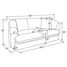 Delroy 3 Piece Stationary Sofa Set Aubergine Polyester Upholstery – Aubergine