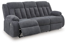 Observation - Steel - Reclining Power Sofa With Drop Down Table