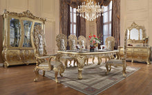 Cabriole 9-piece dining set - table and chairs