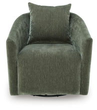 Leastow - Swivel Accent Chair - Loden