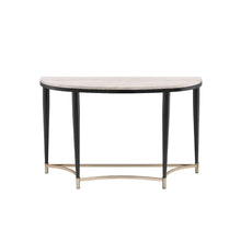 Ayser - Sofa Table - White Washed & Black