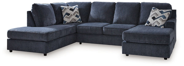 Albar Place 2-Piece Sectional With Raf Sofa Chaise Cobalt