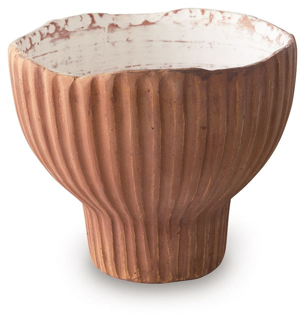 Orban Vase Sienna / White