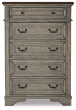 Lodenbay - Antique Gray - Five Drawer Chest