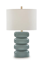 Clayard - Ceramic Table Lamp - Gray Blue