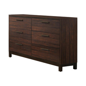 Edmonton - 6-Drawer Dresser - Rustic Tobacco