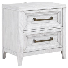 Marielle - 2 Drawer Nightstand Bedside Table - Distressed White