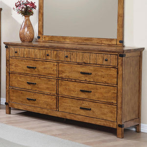 Brenner - 8-Drawer Dresser - Rustic Honey