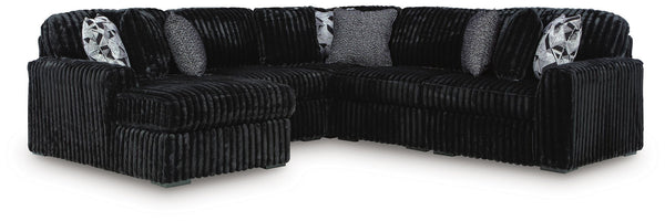 Midnight-Madness 5 Piece Sectional