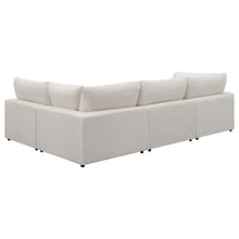 Serene 4 Piece Upholstered Modular Sectional Sofa – Beige