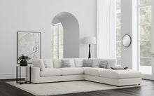 Serene 5 Piece Upholstered Modular Sectional Sofa – Beige
