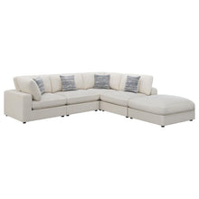 Serene 5 Piece Upholstered Modular Sectional Sofa – Beige
