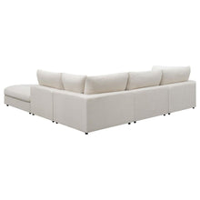 Serene 5 Piece Upholstered Modular Sectional Sofa – Beige