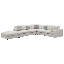 Serene 6 Piece Upholstered Modular Sectional Sofa – Beige