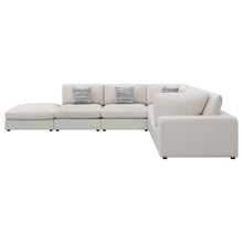 Serene 6 Piece Upholstered Modular Sectional Sofa – Beige
