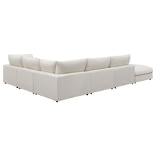 Serene 6 Piece Upholstered Modular Sectional Sofa – Beige