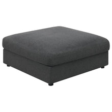 Serene 6 Piece Upholstered Modular Sectional Sofa – Charcoal