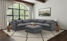 Hobson 6 Piece Upholstered Modular Sectional Sofa – Charcoal