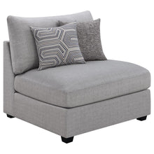 Cambria 4 Piece Upholstered Modular Sectional Sofa – Grey