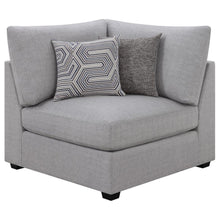 Cambria 4 Piece Upholstered Modular Sectional Sofa – Grey