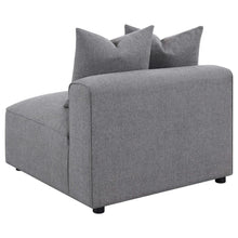 Jennifer 6 Piece Upholstered Modular Sectional – Grey