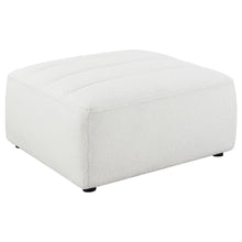 Sunny 6 Piece Upholstered Modular Sectional Sofa – Ivory Sherpa