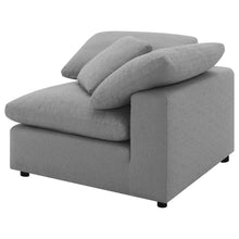Raleigh 5 Piece Boucle Upholstered Modular Sectional – Grey