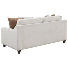 Christine 3 Piece Upholstered Sloped Arm Sofa Set – Beige
