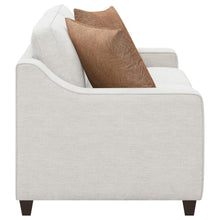 Christine 3 Piece Upholstered Sloped Arm Sofa Set – Beige
