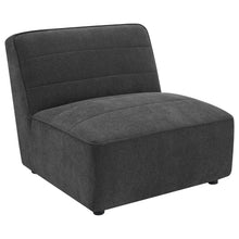 Sunny 6 Piece Upholstered Modular Sectional Sofa – Dark Charcoal Boucle