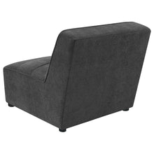 Sunny 6 Piece Upholstered Modular Sectional Sofa – Dark Charcoal Boucle