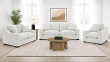 Ashlyn 3 Piece Upholstered Sloped Arm Sofa Set – Sand