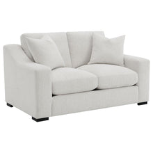 Ashlyn 3 Piece Upholstered Sloped Arm Sofa Set – Sand