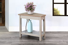Chair Side Table With Power Strip