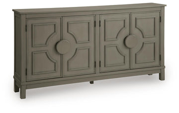 Darlock - Accent Cabinet - Warm Gray