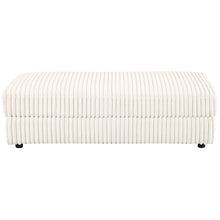 Emberson - Upholstered Rectangular Storage Ottoman - Ivory