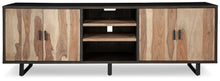 Bellwick - Natural / Brown - Accent Cabinet