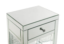 Nysa - Accent Table - Mirroed & Faux Cyrstals Inlay