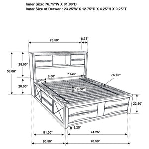 Briana - Platform Storage Bed