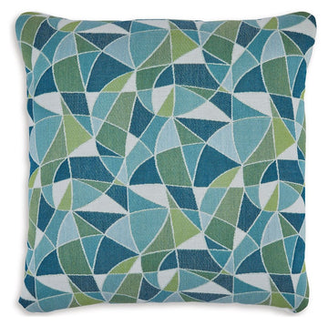 Seanow Next-Gen Nuvella - Pillow (Set of 4) - Green / Turquoise / White